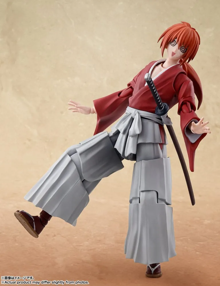 Rurouni Kenshin: Meiji Swordsman Romantic Story S.H. Figuarts Action Figure Kenshin Himura 13 cm